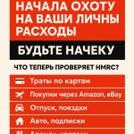 💣 HMRC розпочала полювання на ваші особисті витрати – чи готові ви до нового етапу перевірок?
